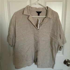 Banana Republic Linen Shirt - L